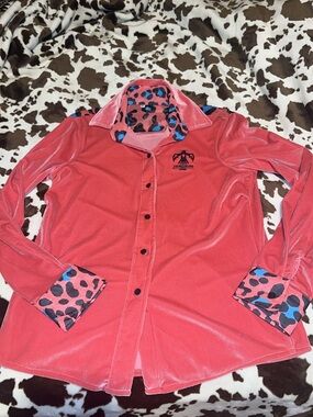 Women’s pink XL rodeo shirt
